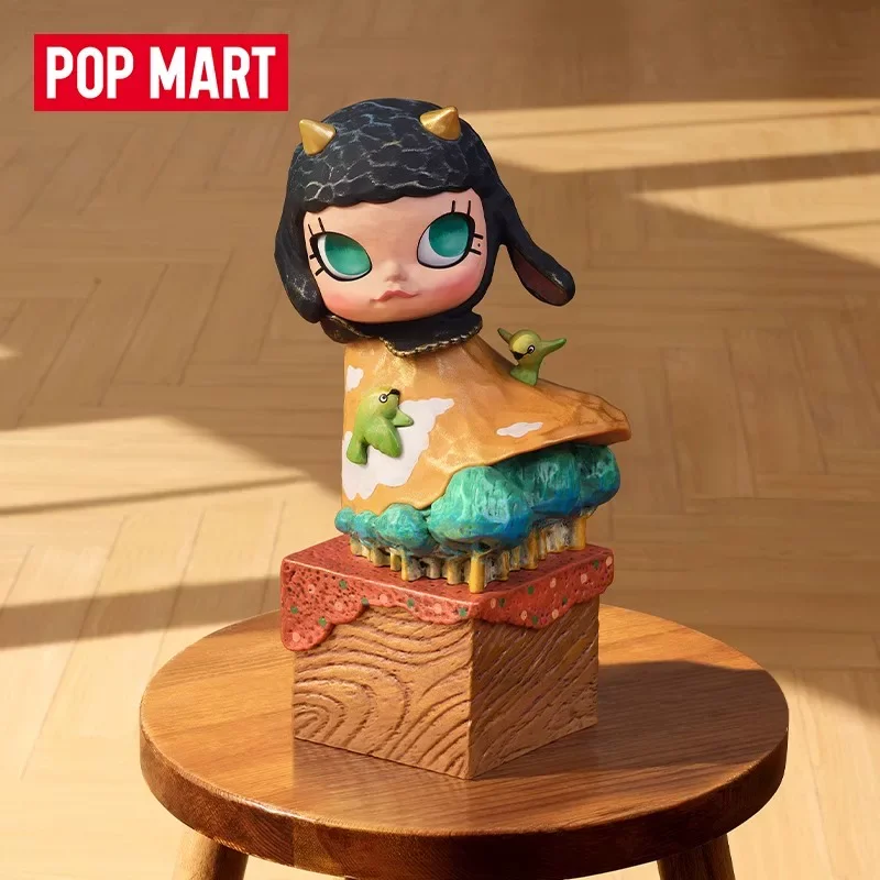 

POP MART MOLLY Юбилейные статуи Классический ретро 2 серии Слепая коробка Тайная коробка Угадай Сумка Игрушки Кукла Симпатичная аниме-фигурка Настольный компьютер