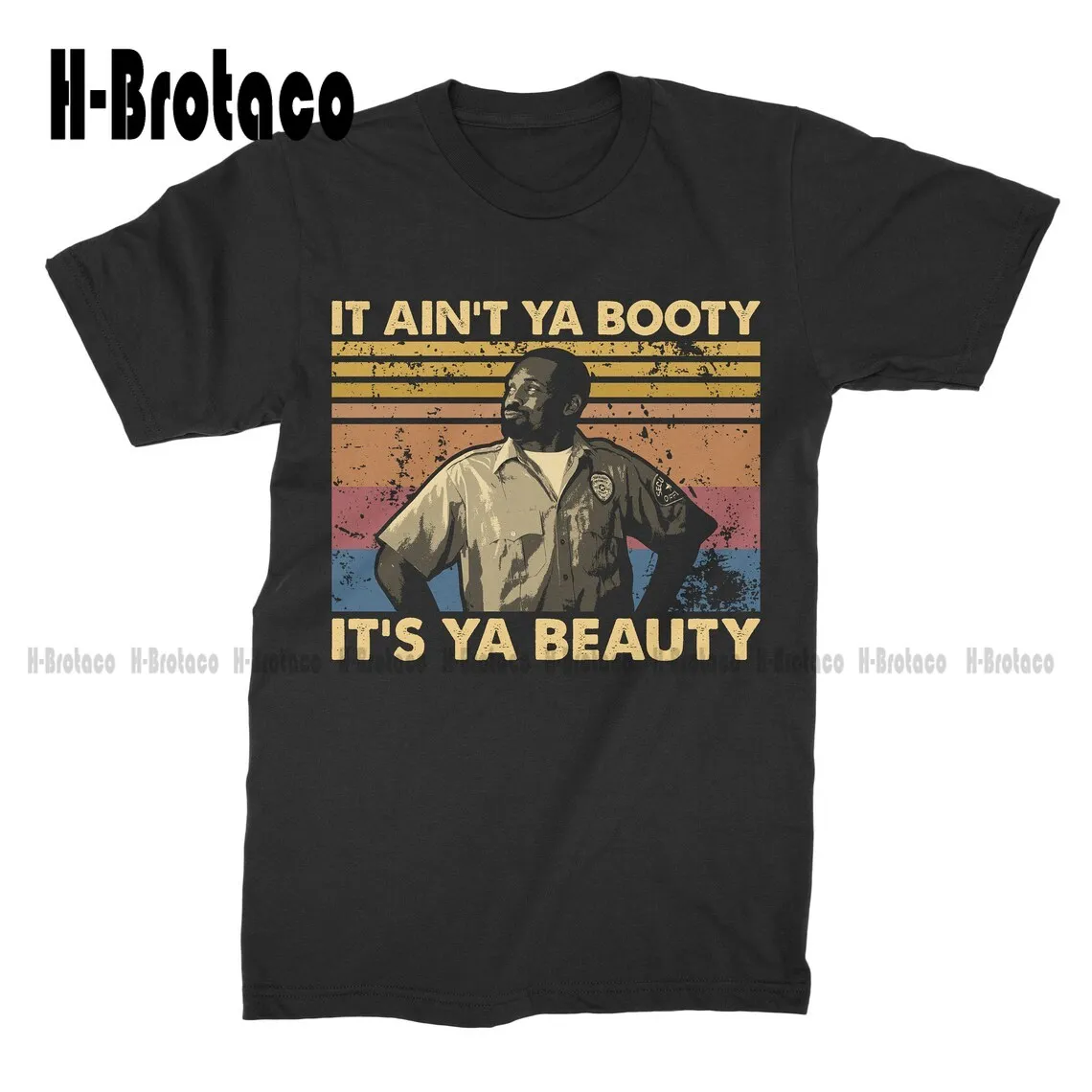 It Ain't Ya Booty It's Ya Beauty Vintage Retro Unisex T-Shirt T Shirt Custom Aldult Teen Unisex Digital Printing Tee Shirts