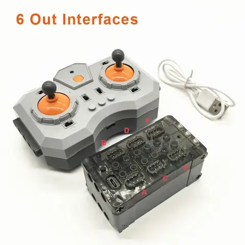 Remote Control Kit Rechargeable Lithium Battery Box APP Control Speed Adjustable MOC Building Blocks for Legoeds