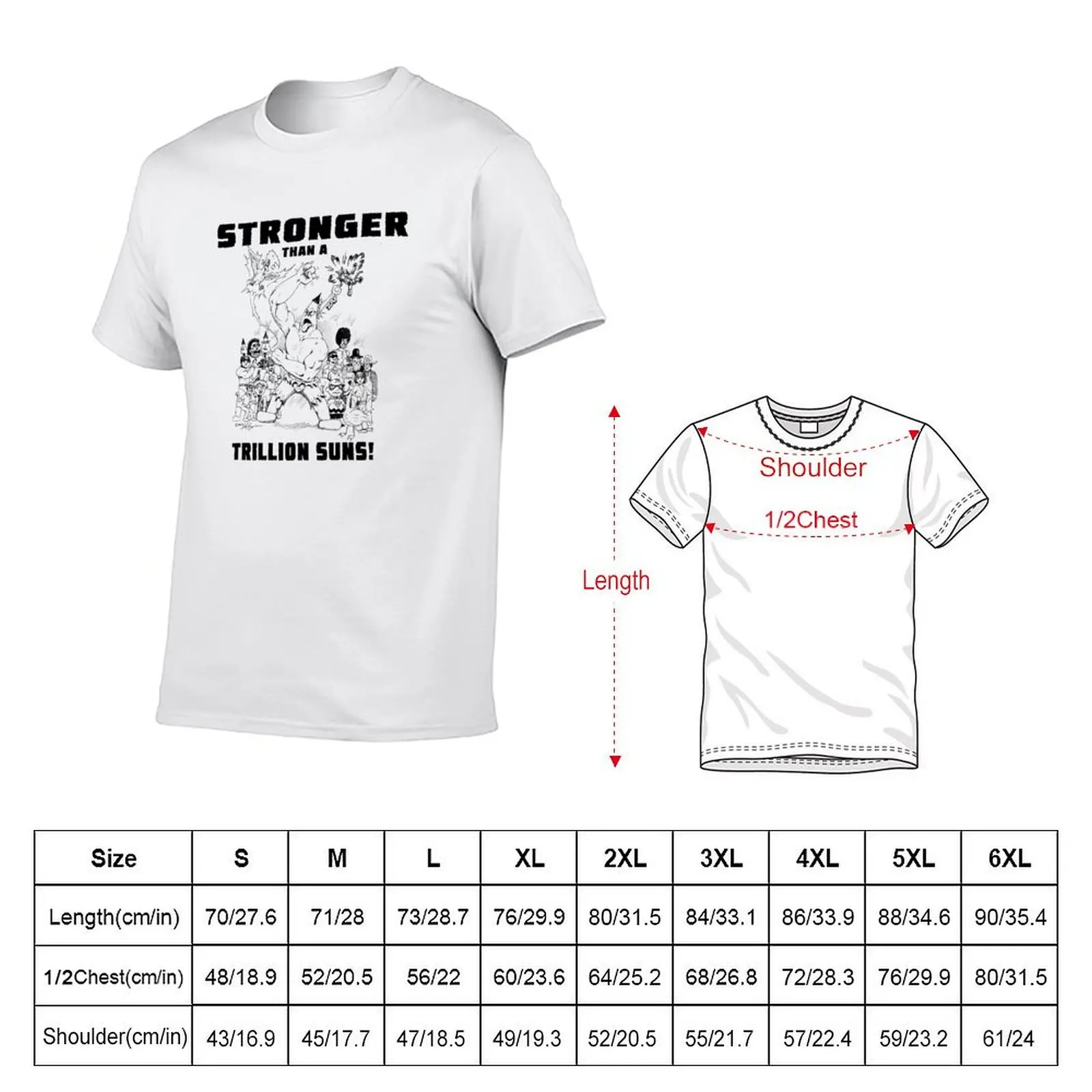 Stronger than a trillion suns T-Shirt Work Outdoor T-Shirt for Men