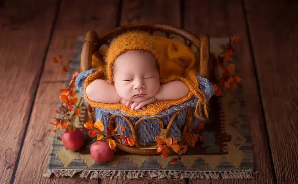 Rekwizyty fotograficzne dla noworodków kosz na niemowlę nadające się do nastaniadzieci zdowe zdjęcie Accessori do koszyka z rekwizytami do sesja