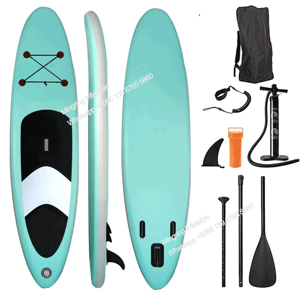 Inflatable Sit Up Board for Surfing, Ocean SUP, Drop-stitch Construction, Waterplay for Surfing