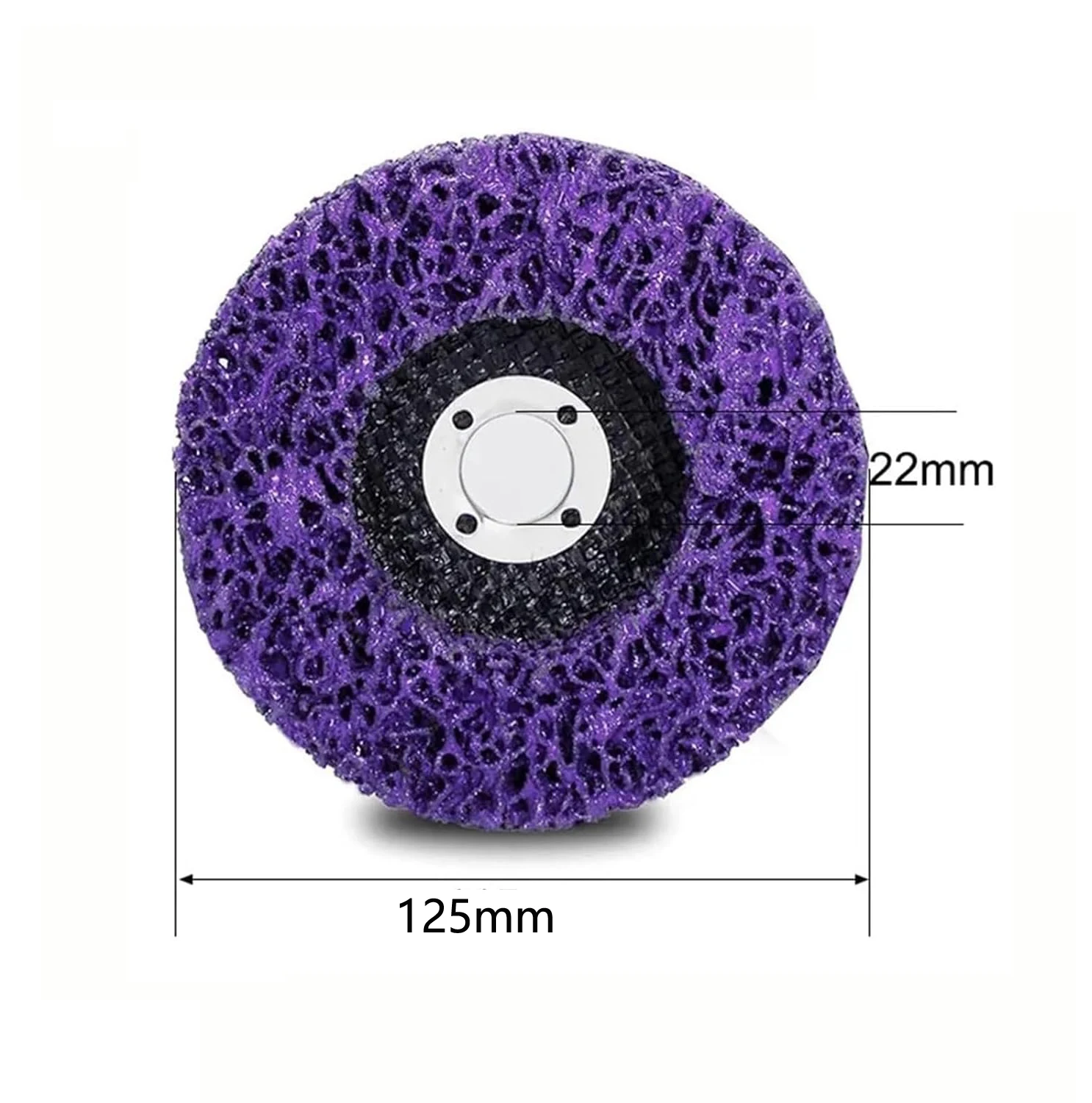 

5 Inch Coral Disc Poly Strip Disc 125 mm 3/4/6 Pcs Mixed Color for Angle Grinder Paint Strip Wheel Quick Abrasive Discs Paint