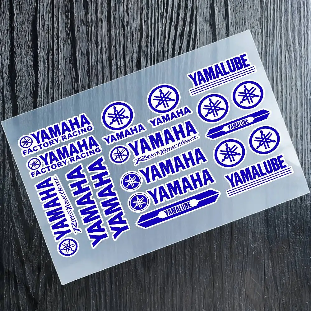 For YAMAHA Motorcycle Stickers, 3M Safety Warning At Night In The Dark Scooter Helmets