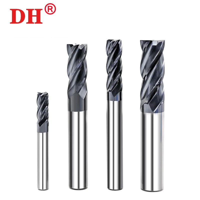 Milling cutter HRC50 end milling alloy tungsten steel CNC machining wholesale top grade milling machine steel woodworking tools