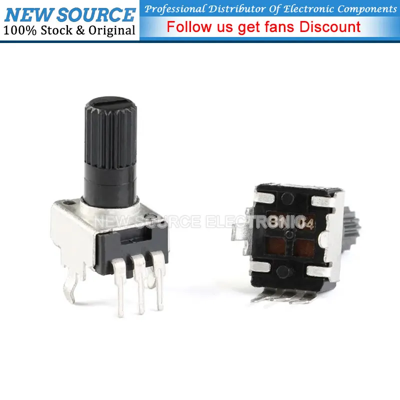 

10pcs RV09 Vertical 12.5mm Shaft 1k 2k 5k 10k 20k 50k 100k 0932 Adjustable Resistor 9 Type 3pin Seal Potentiometer NEWSOURCE