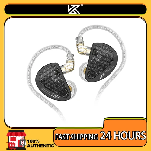 Imagen 1 del producto KZ AS16 Pro auriculares intrauditivos con cable 16BA armadura equilibrada HIFI Monitor de graves auriculares con cancelación de ruido auriculares deportivos