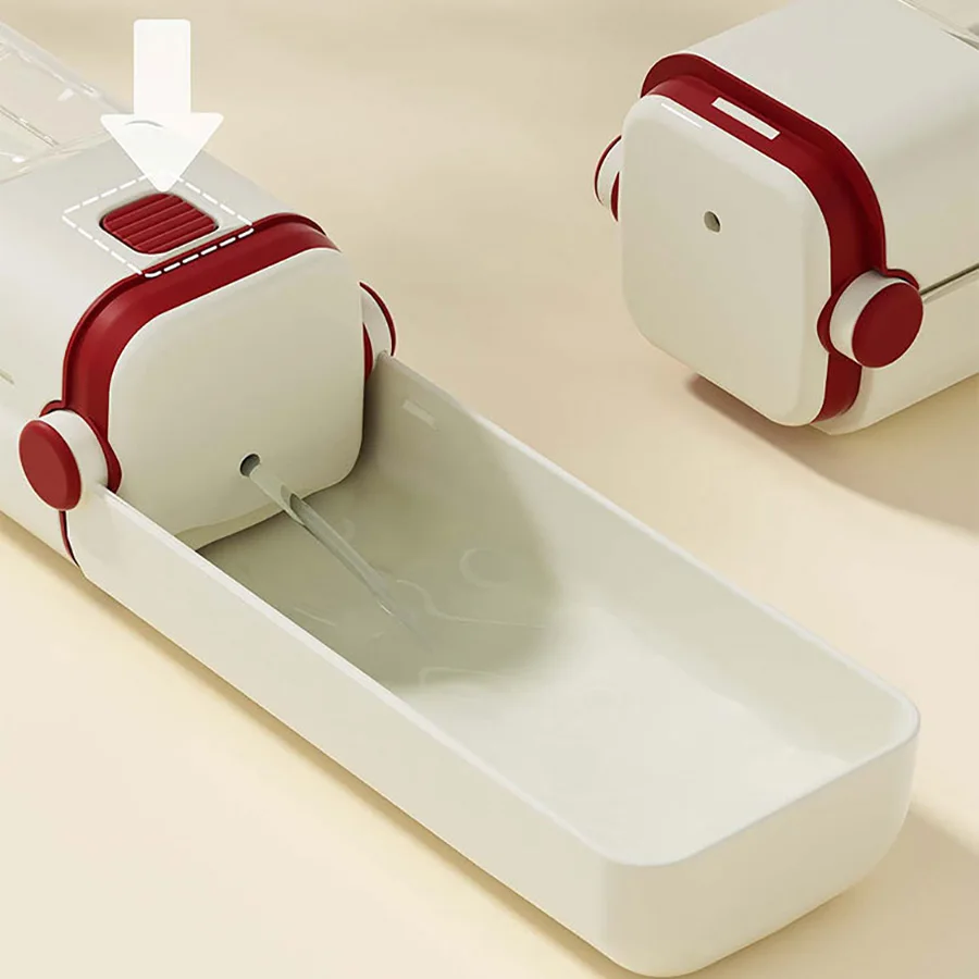 Botella de agua portátil para perros – Recipiente plegable exteriores