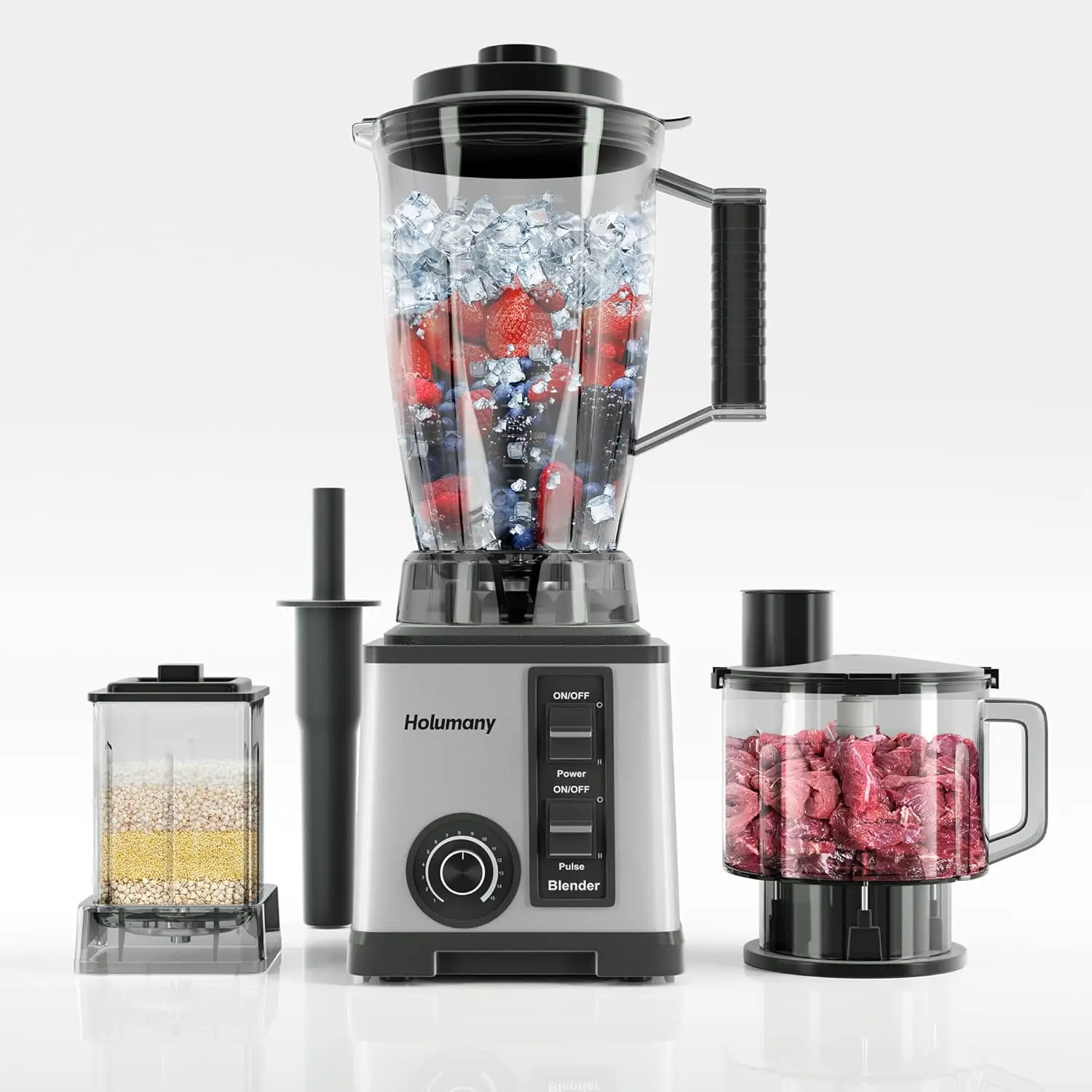 Blender for Kitchen,  Blender for Smoothies/Shakes/Ice Crush, Blender and Food Processor Combo