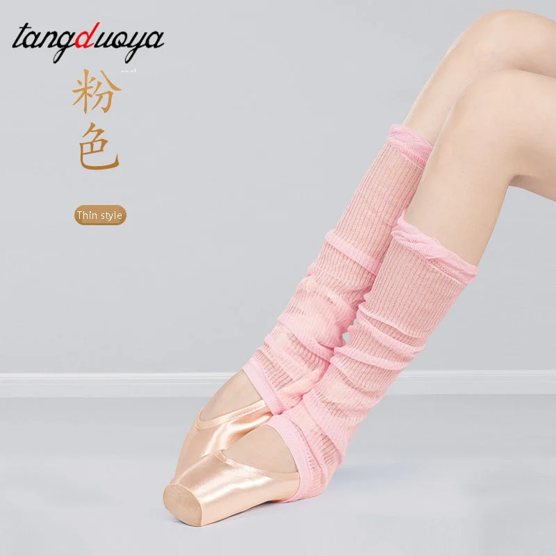 Girls Women Ballet Stocking Long Short Warm Leggings Dance Knitted Leg Warmers Professional Warm Ballet Socks for Ballet Dancing