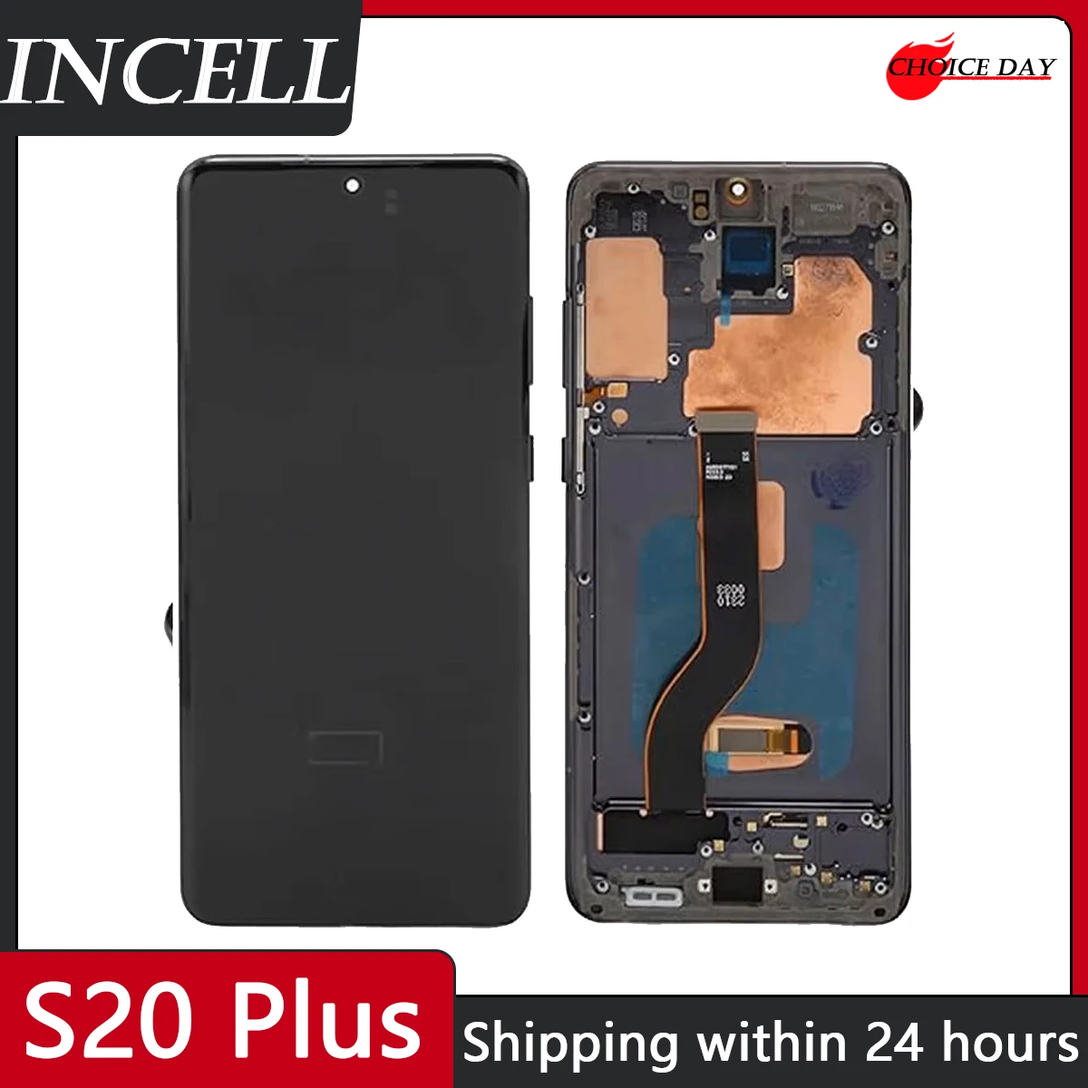 incell For Samsung S20 Plus LCD Display Digitizer Touch Screen Replacement For Samsung S20+ G985 SM-G985F G986 SM-G986F Screen