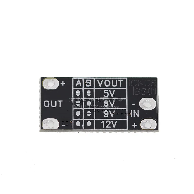 3.7v Turn 12v Mini dc-dc Boost module Support 5v/8v/9v/12v Output Lithium Battery Boost