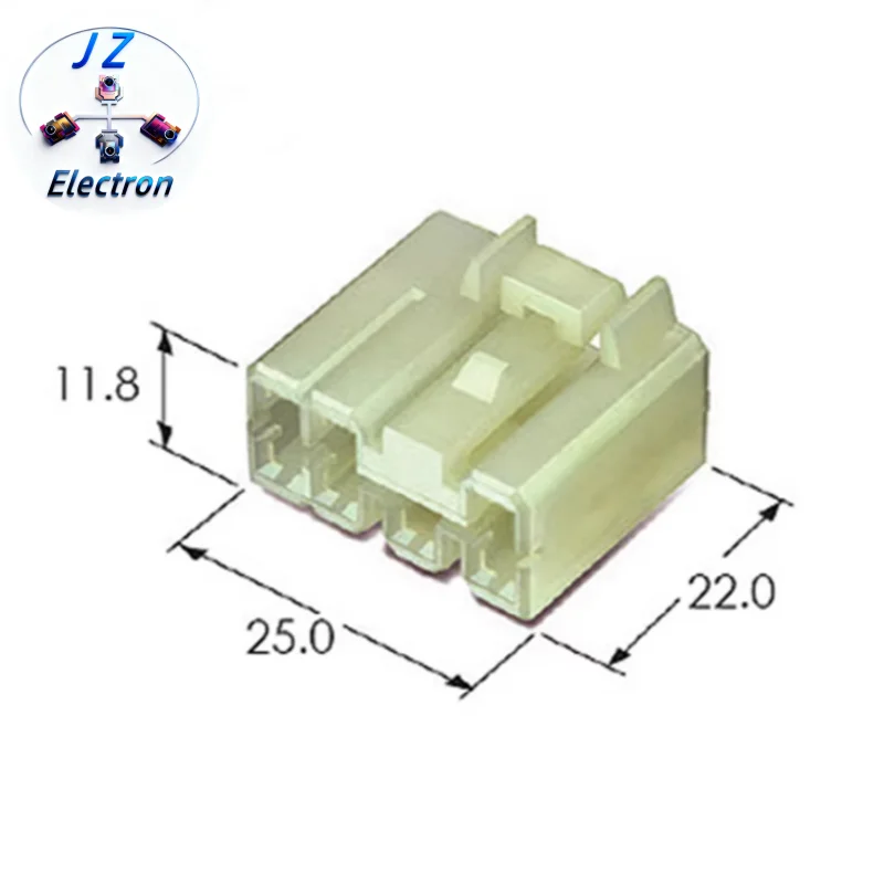

50 шт. оригинальных корпусов разъемов MG610203-6 для автомобильных интеллектуальных электронных устройств