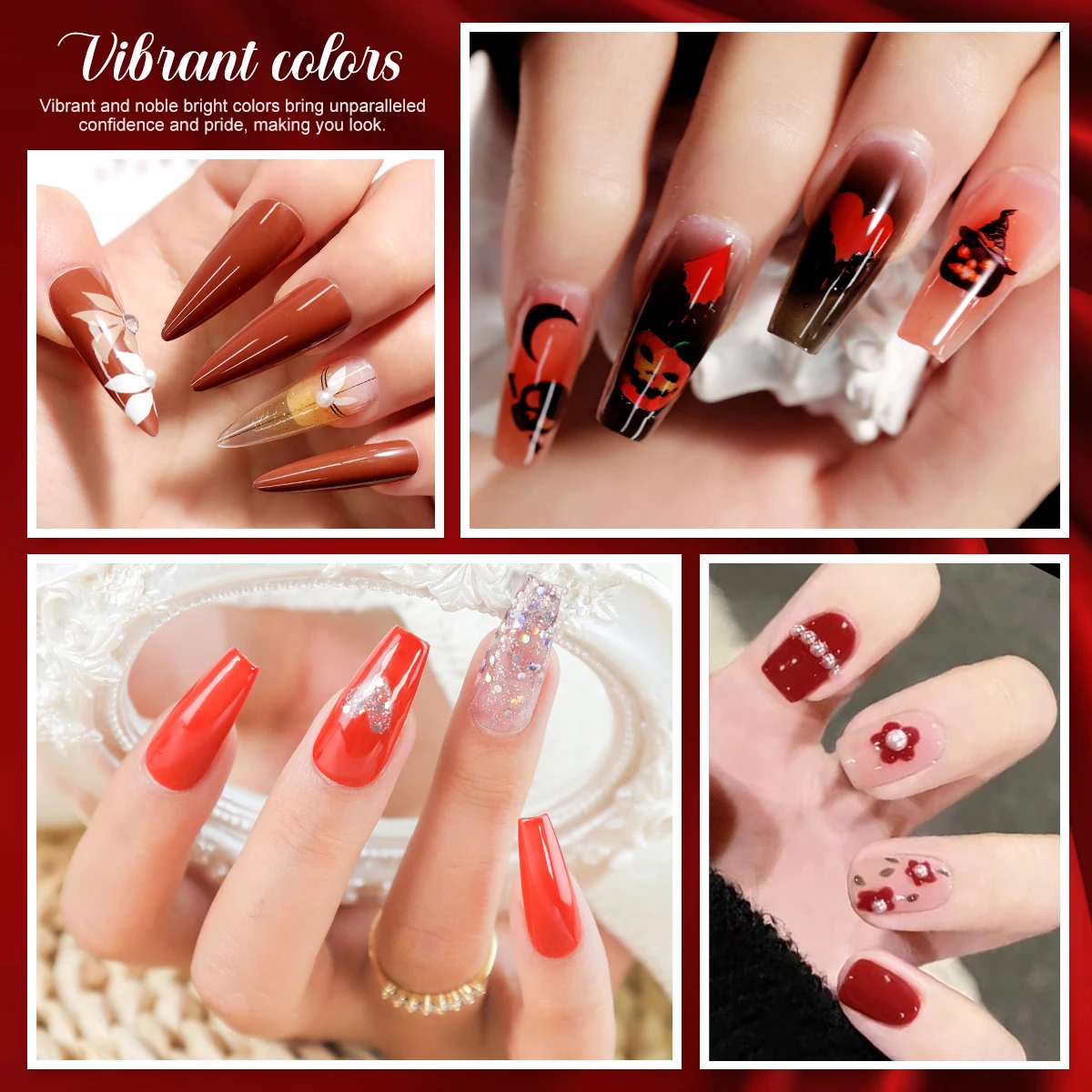 LIMEGIRL 섬세한 매니큐어 세트 16색 네일 젤 폴리쉬 및 네일 케어 도구 키트, 고광택 네일 바니쉬 슈트