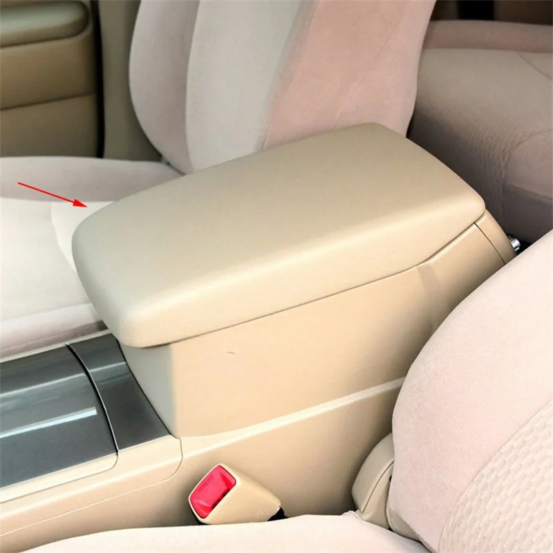 Armrest Lid Arm Rest Center Console Storage Box Cover For Toyota Highlander 2008-2013 2009 2010 2011 2012 Car Accessories