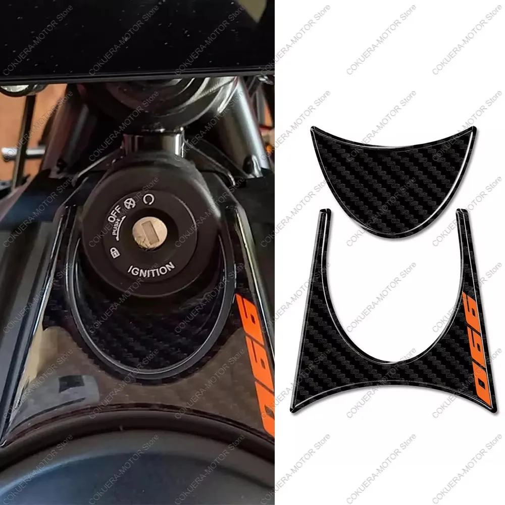 

For 990 Duke 2024 2025 Motorcycle 3D Epoxy Resin Protective sticker Key Area Protection Stickers