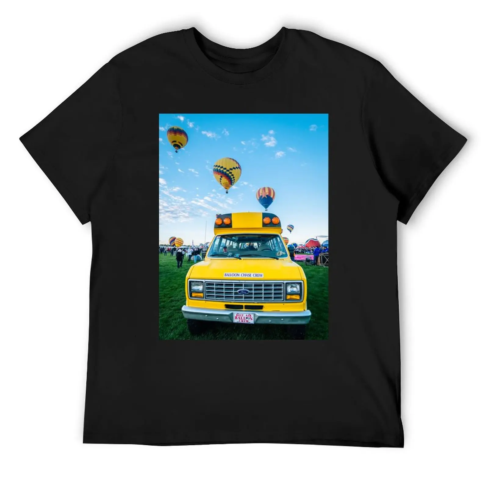 Hot Air Balloon Chase Crew T-Shirt baggy shirts shirts graphic tee fitted t shirts for men