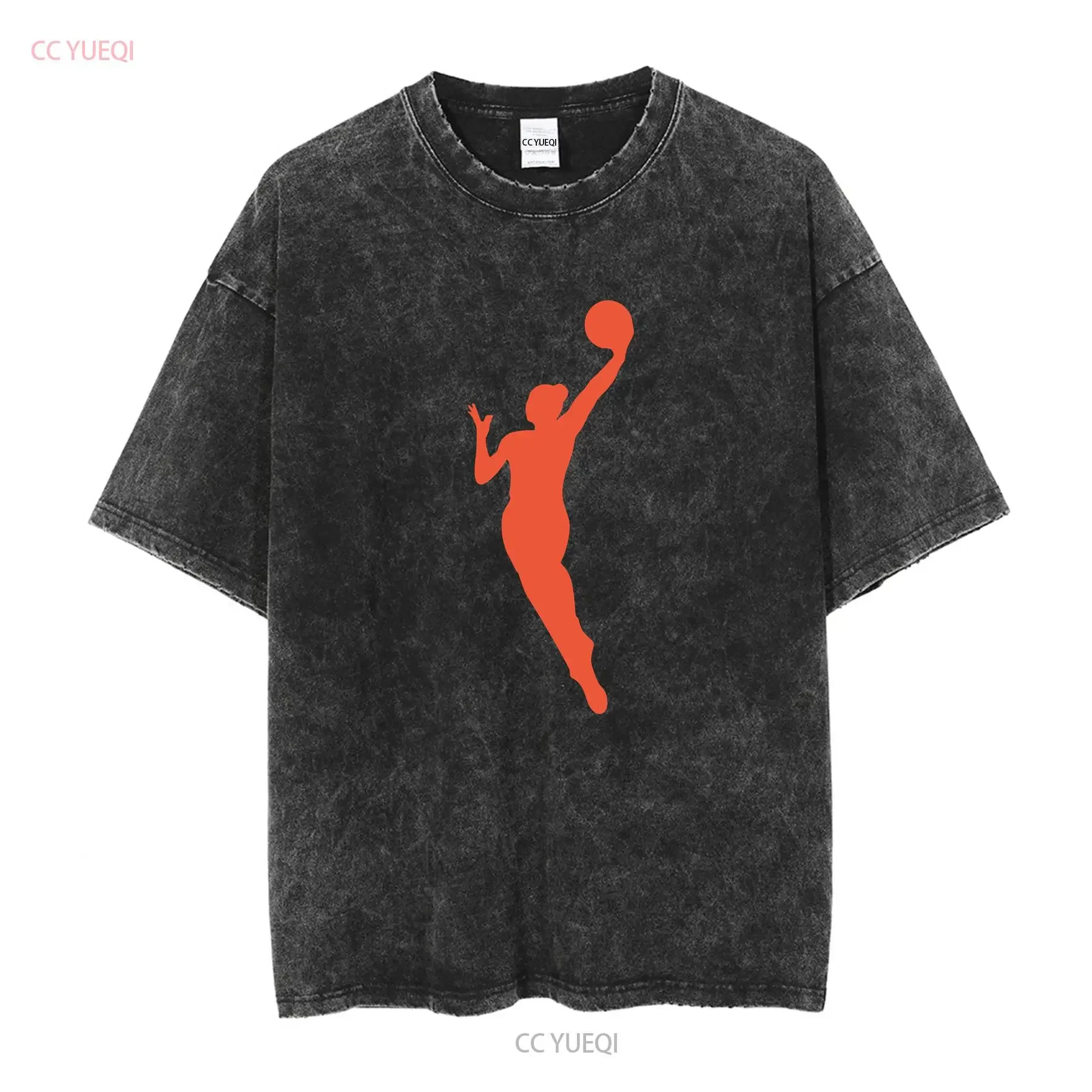 Heavy Cotton T Shirt WNBA orange player only vintage Washed Slightly Soft fashion designer clothes homme Unisex Versatile