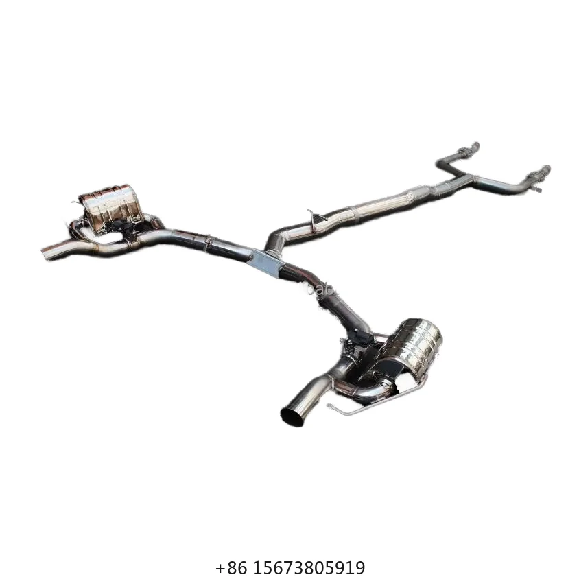 

Stainless Steel Exhaust Pipe for C43 3.0T 2019-2024 Escape Valve Control Exhaust PipeCustomed