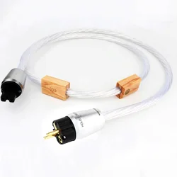 Nordost ODIN 2 Power Cable, 8N OCC EU/US power Wire, C15 15A Flagship Plug, HiFi Amplifier, Audio Sterling Silver Power Cable