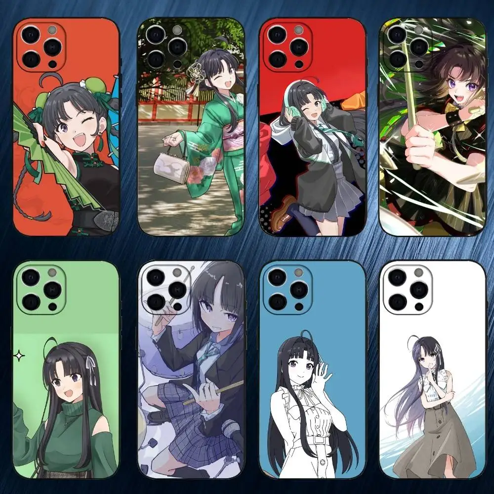 

A-Awa Subaru Phone Case For iPhone 17,16,15,14,13,12,11 Plus,Pro Max, Black Silicone Cover