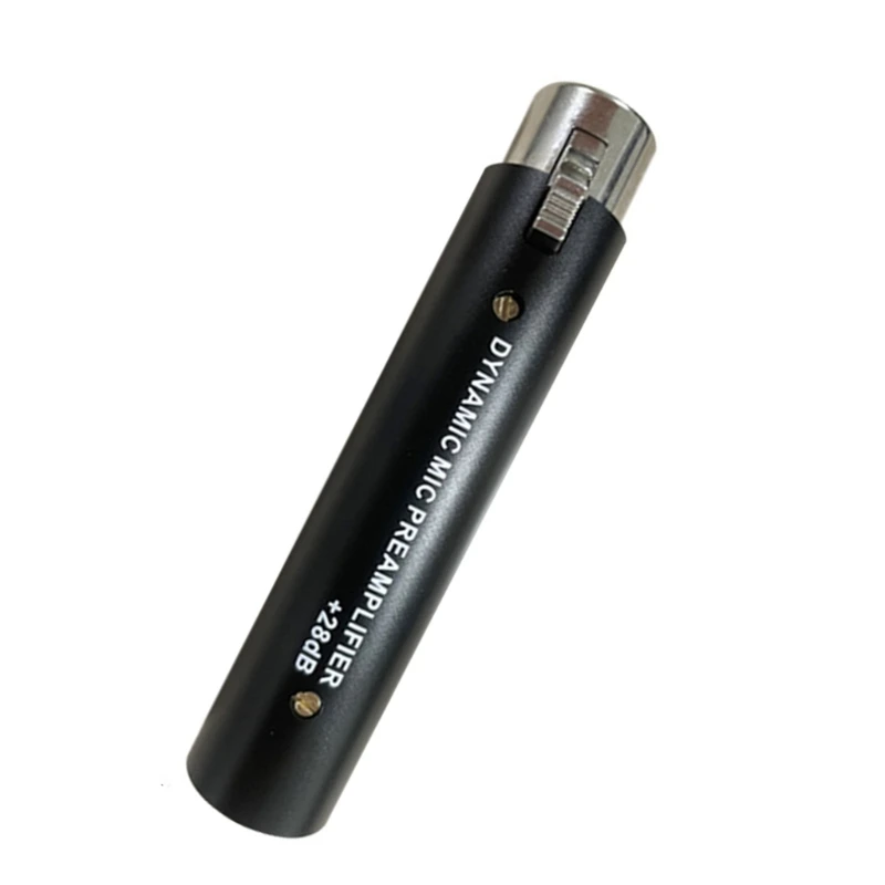 

HD1 Microphone Preamp Low Noise 28Db Amplifier 3Pin Connection Port Insert and Use Mic Preamplifier Drop shipping