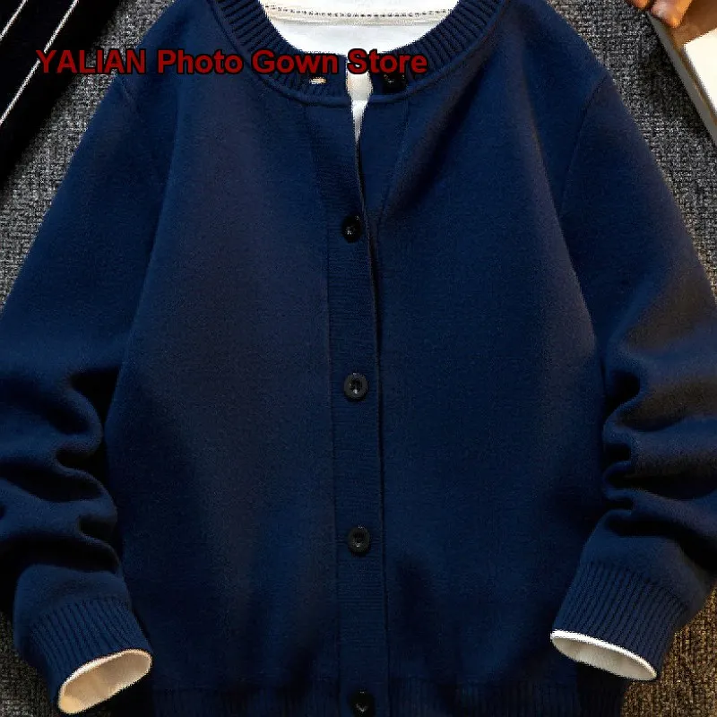 Boys Knit Spring Autumn Jacket Autumn Thin Style Children Fall Outerwear Trendy Knit Kids