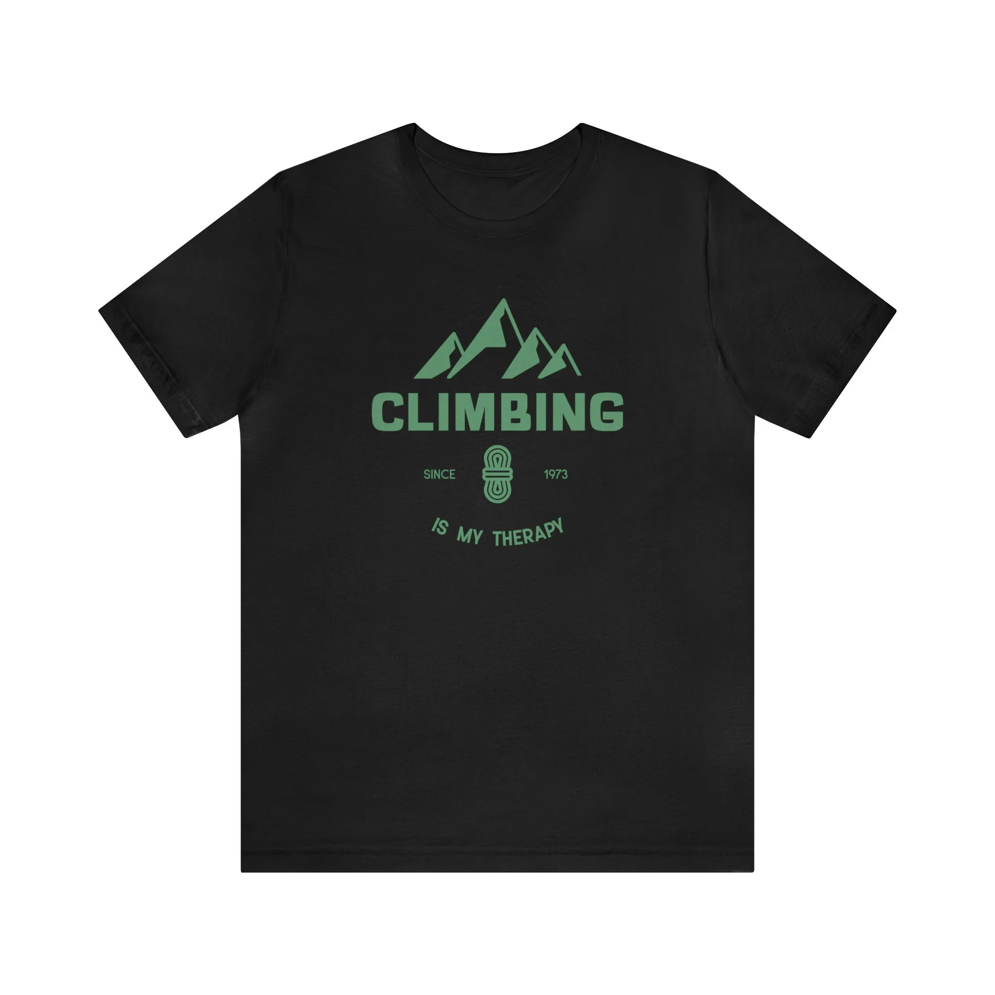 Camiseta 'Climbing Is My Thera - Outdoor Adventure Therapy avaliação e preço
