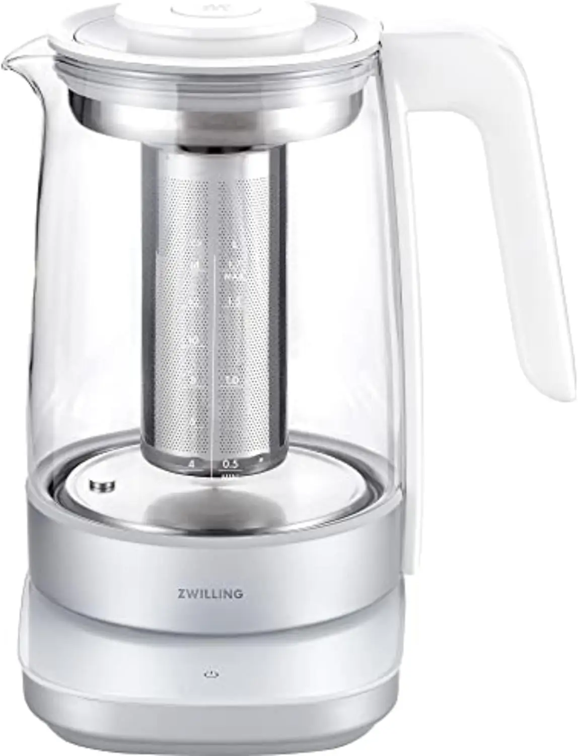 Kettle 1.7L, Tea Kettle, 6 Preset Temps for the Perfect Cup, Tea Timer, Silver