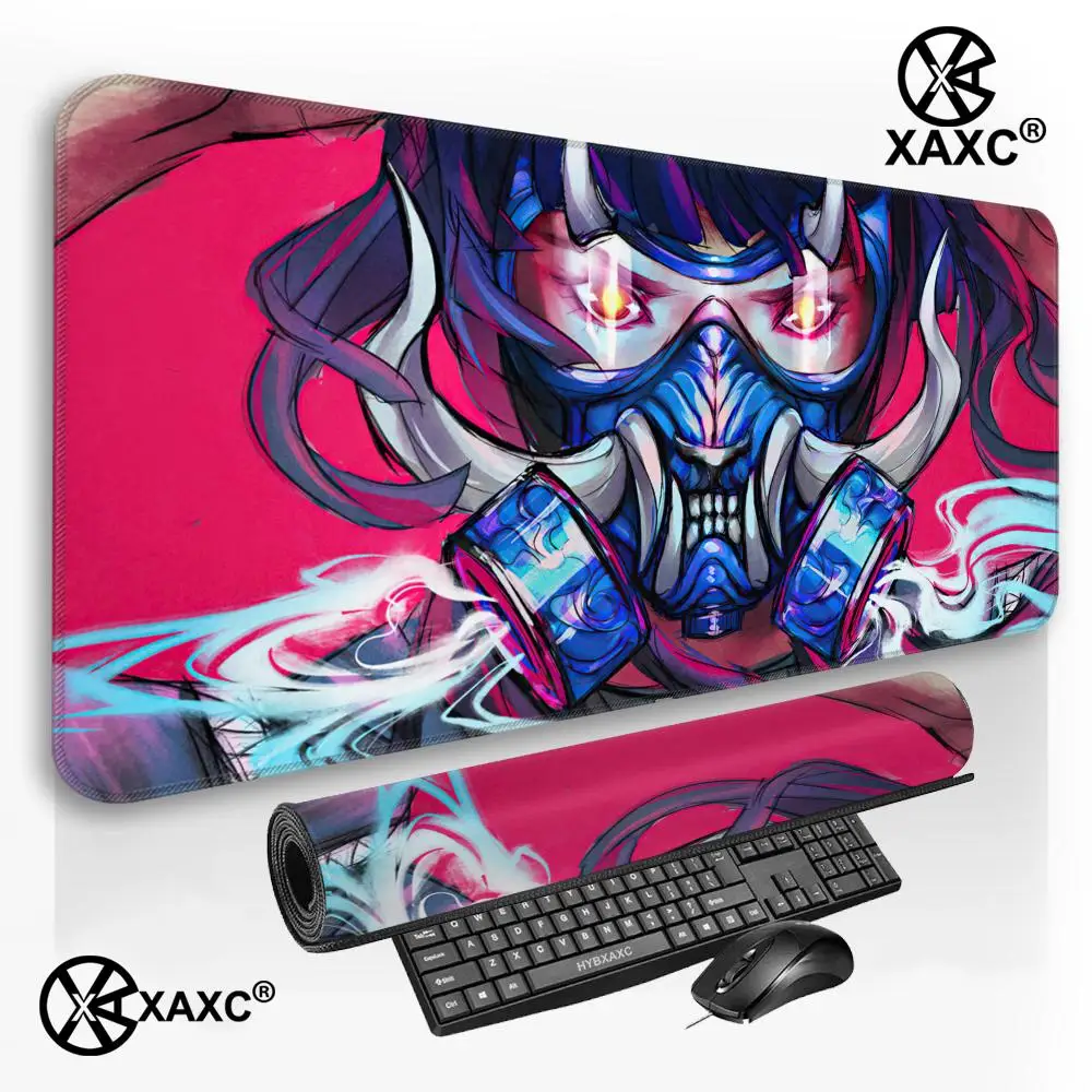 Ghost Mask Mouse Pad large keyboard mouse desk pad non-slip rubber gaming mouse pad laptop mouse