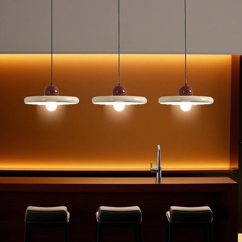 

20cm UFO Pendant Lamps Bauhaus Home Decor Bedside Hanging Light For Living Room Kictchen Dining Table Ceiling Chandelier Lights
