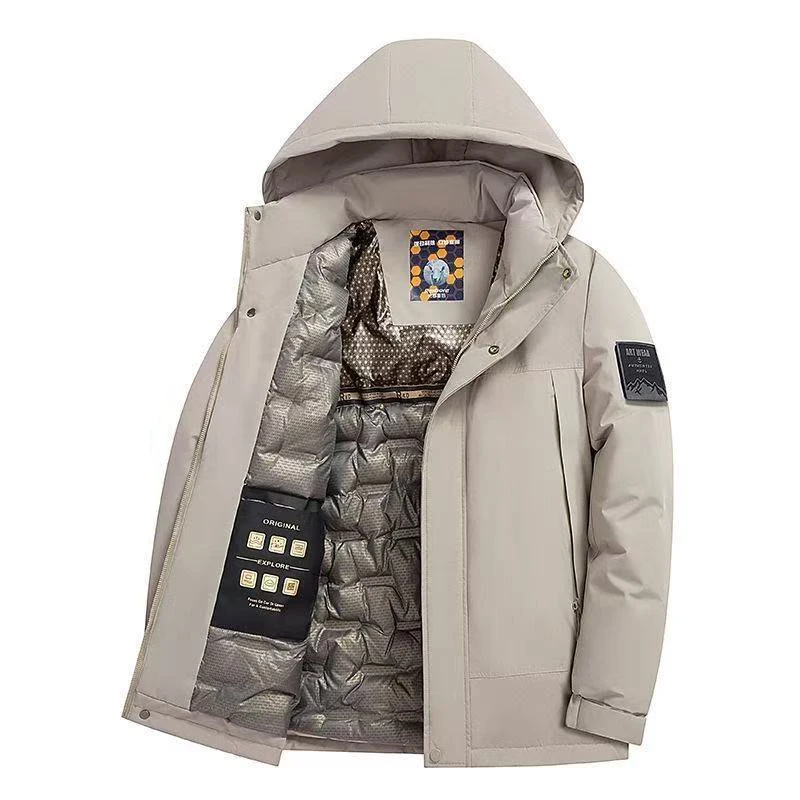 

Winter Coat Male Jacket Men's Fashion Windbreaker Parka Overcoat Men Streetwear Autumn Windproof Casual Warm Hombre Outdoors