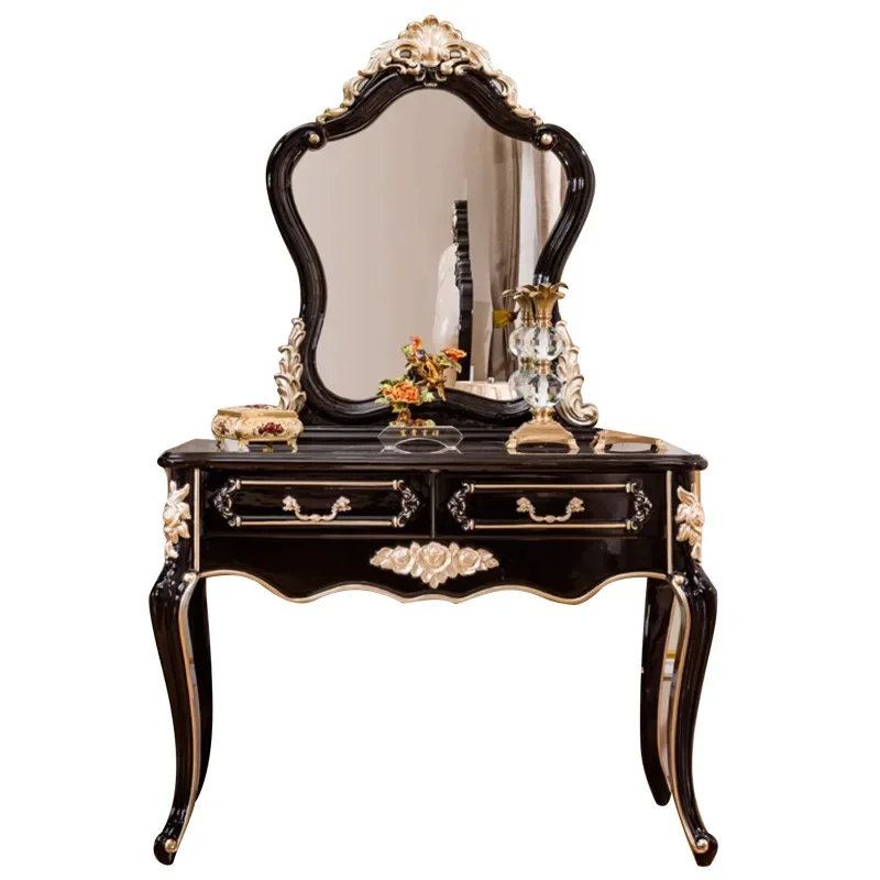 

European dresser solid wood French makeup table