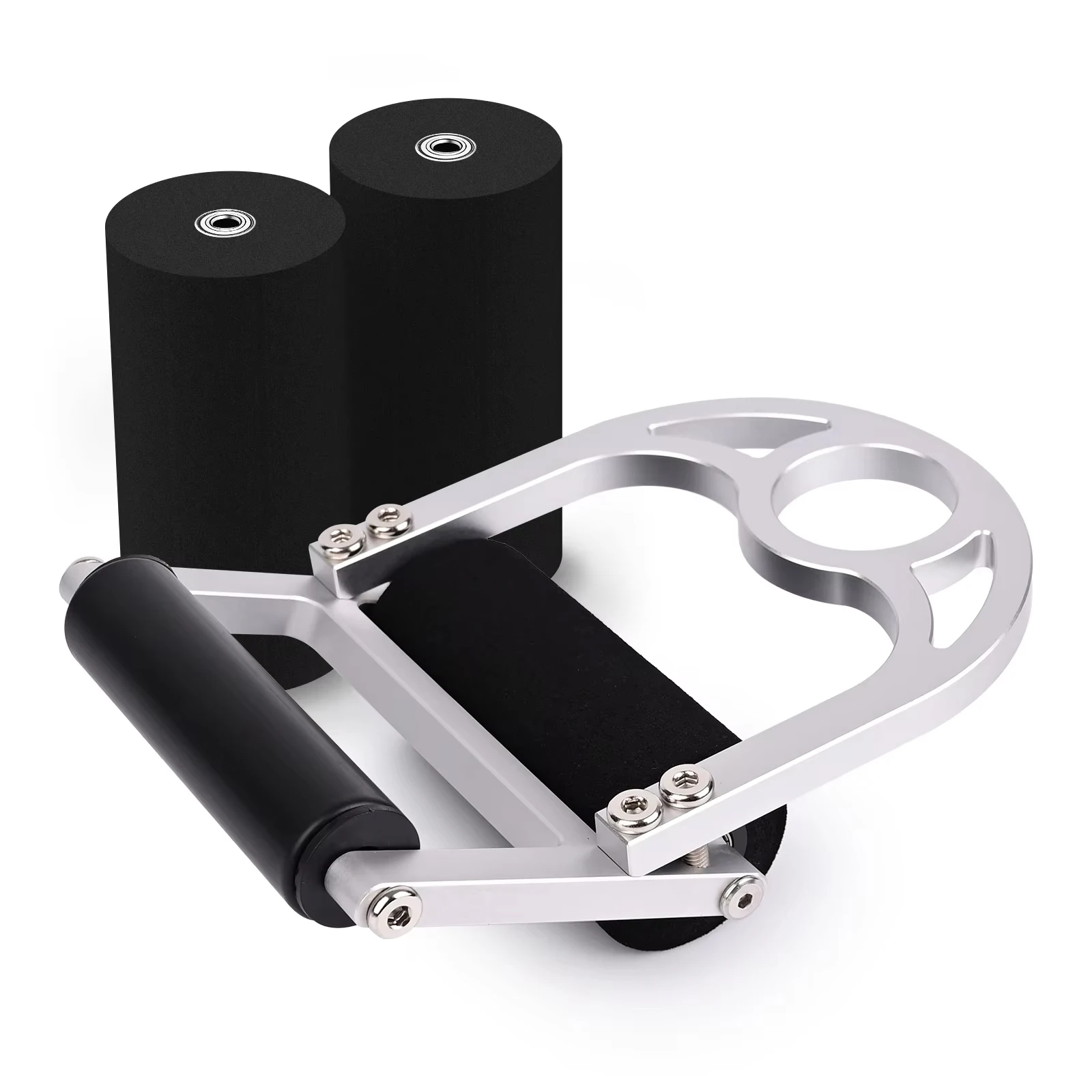 EHDIS Car Vinyl Film Compaction Roller Press Wheel Car Tool Soundproofing Cotton Push Wheel Vehicle Wallpaper Decal Install Tool