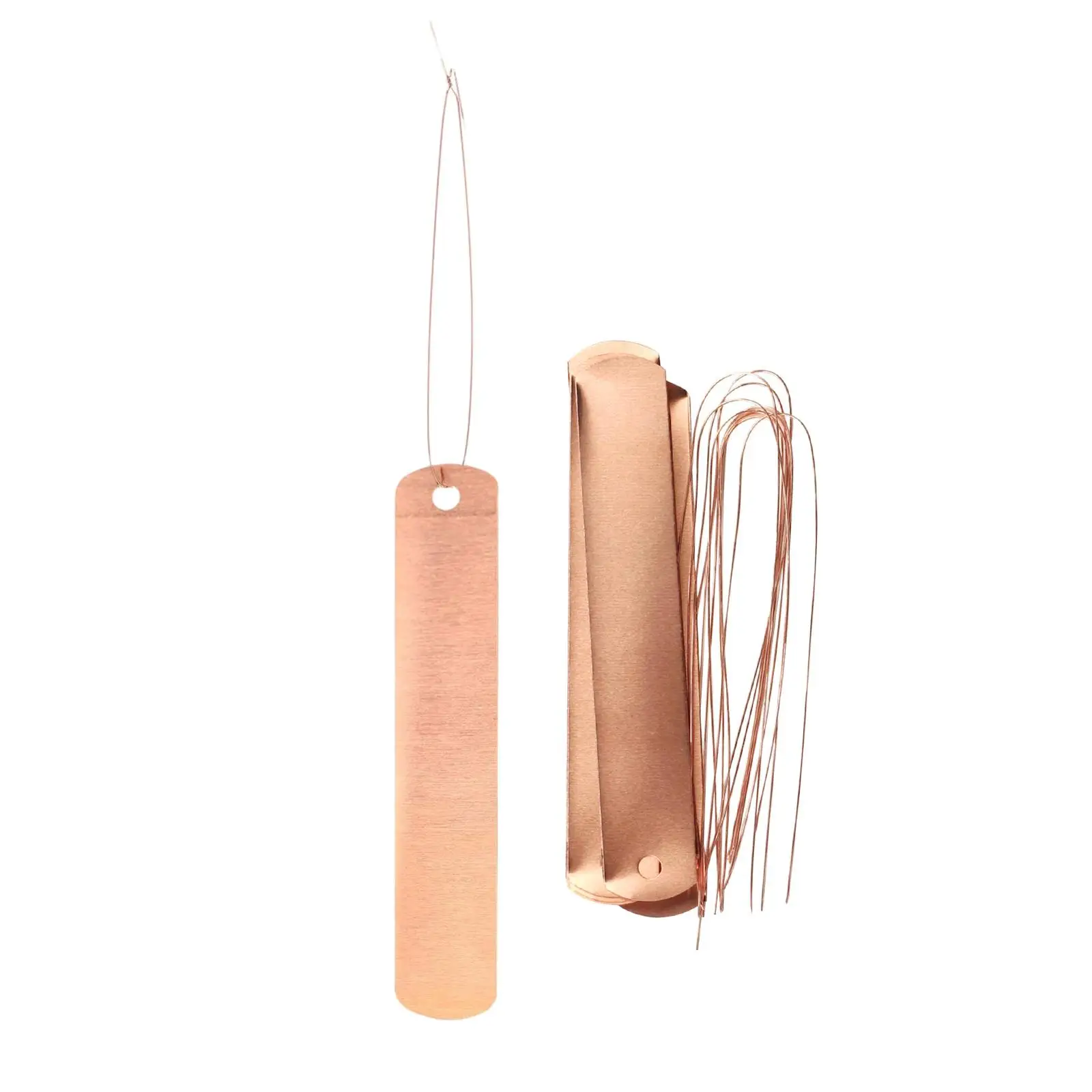 Weatherproof Copper Plant Label Large Metal Garden Tag Outdoor ID Stake Waterproof Marker for Nursery Flowers Vegetables