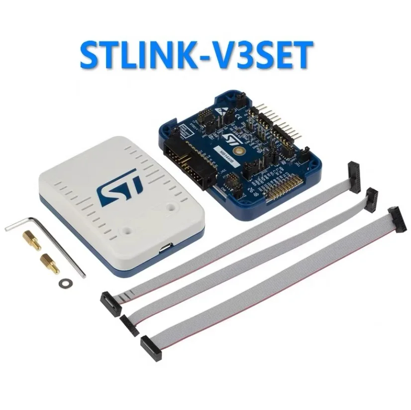 1 pcs x STLINK-V3SET Processor Based STM8S STM32 Programmer 5V USB 2.0 JTAG DFU authentic not clone ST LINK V3