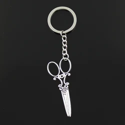 New Fashion Keychain 61x25mm Sewing Scissors Pendants DIY Men Jewelry Car Key Chain Ring Holder Souvenir For Gift