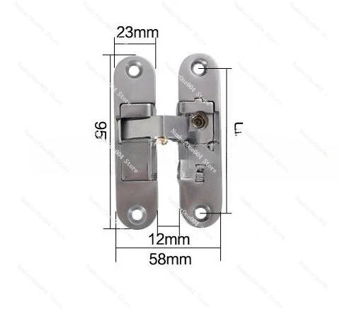 Applicable to 3D foldable adjustable hidden hinge/door and window hidden hinge x2