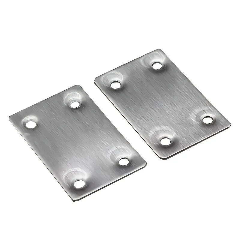 20 sets/102pcs stainless steel straight angle bracket set - with tools, for furniture, woodworking, and cabinetry - rust-proof
