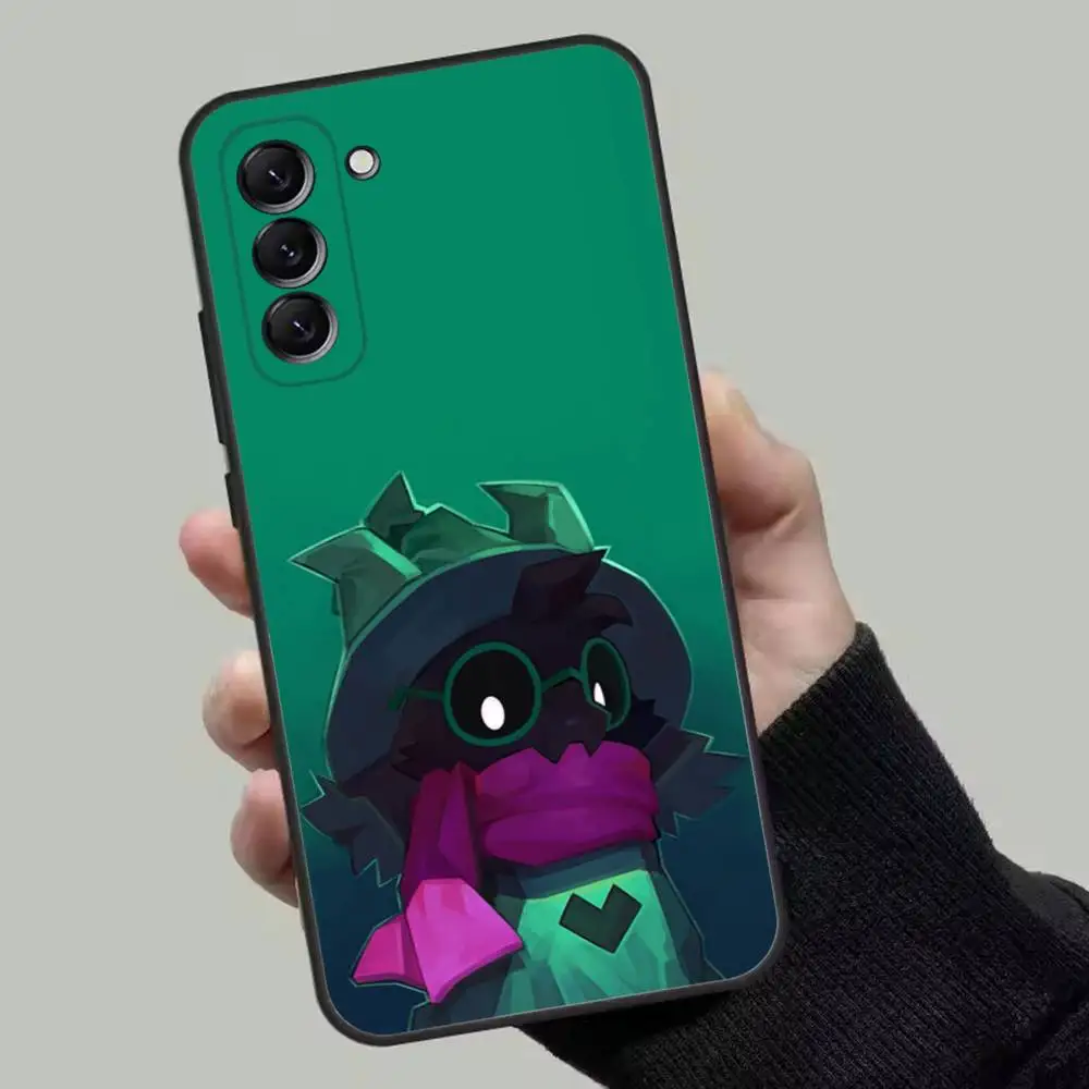 Etui na telefon D-Deltarune Ralsei do Samsung Galaxy A13, A21s, A22, A31, A32, A52, A53, A71, A80, miękka czarna obudowa