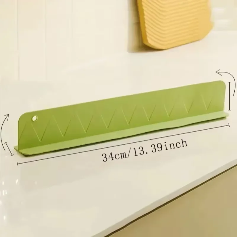 1PC Silicone Sink Baffle Splash Guard with Suction Cup Pool To Protect Clothes From Splashing Water Baffle
