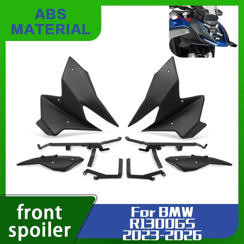 For BMW R1300GS 2023-2026 2025 2024 Motorcycle Frontal Spoiler Naked Front Headlight Aerodynamic Winglet Rear wing Accessories