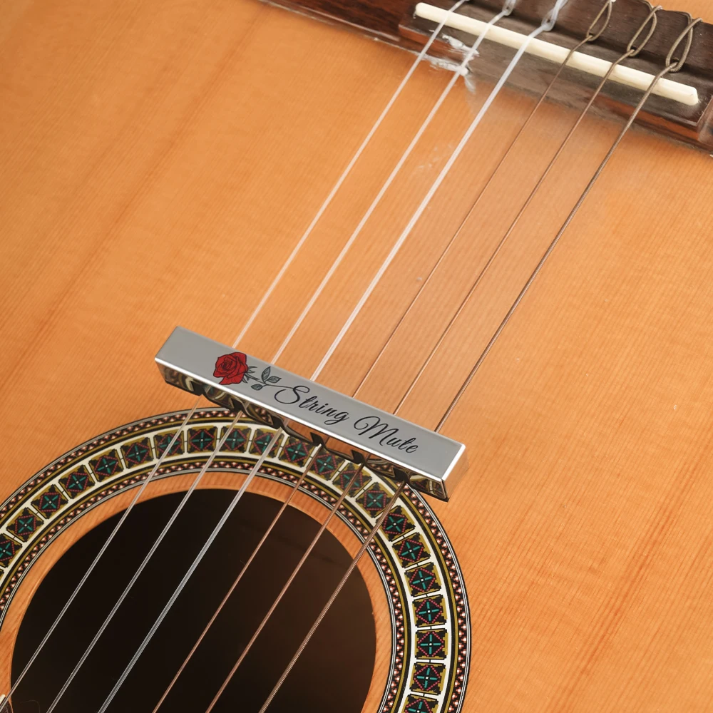 Mute Muffled Band For Bass Guitar Acoustic Guitar Ukulele Strings Instrument Accessories New String Dampeners Strings