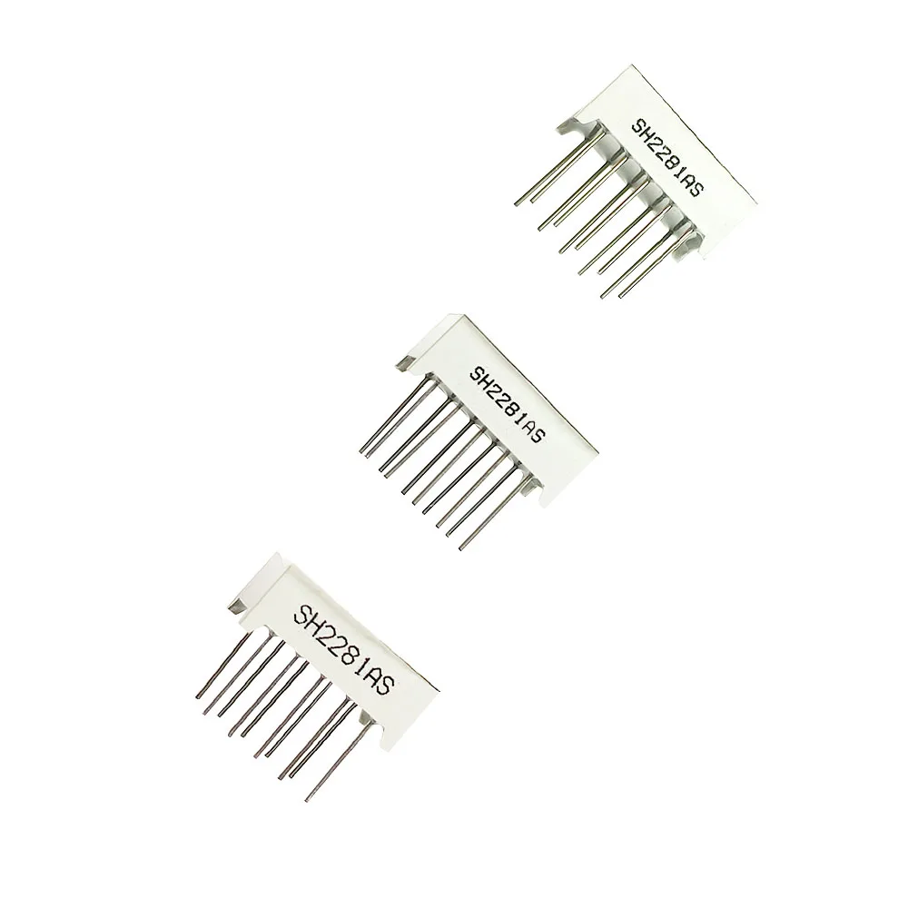 LED-Digital röhre 0,28 Zoll, zwei Bit 2281as, 5 Sätze hellrotes Licht mit einem gemeinsamen Farbton