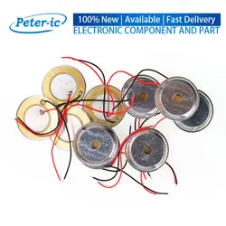 (10pcs)Buzzer Piezoelectric Ceramic Wafer Plates High Quality Diameter 12/15/20/27/35MM with Cap Wire for Loudspeake