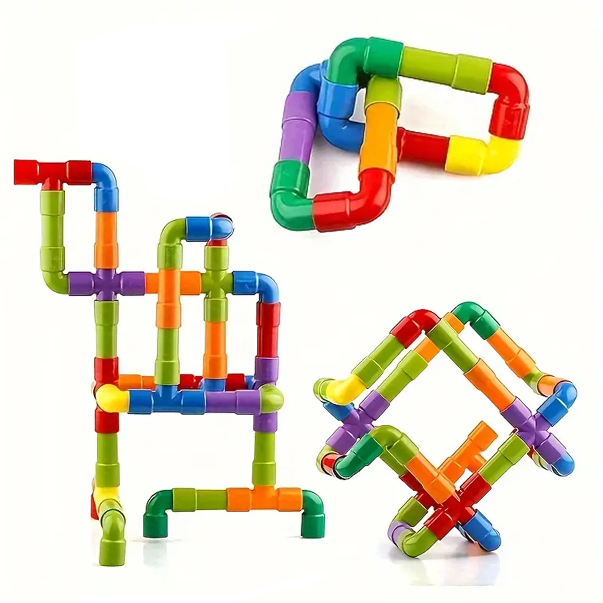 Building Blocks for Kids Toddlers 150 Piece Classic Multi-Colored Building Blocks Set for 3-6 Years Toys Gifts for Children