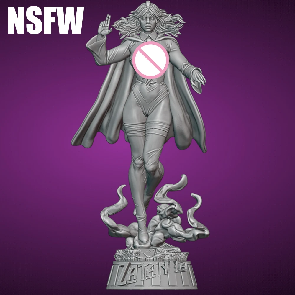 

1/24 3d Printing Model Kit Sexy Magician Lady NSFW Anime Figure Model Kit DIY Miniature Reduction Statue Unpainted Toys