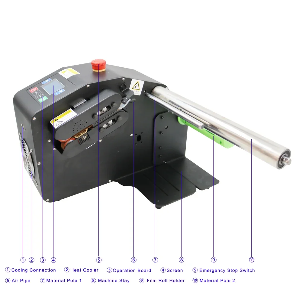 H035 Household Pack Air Fill Cushion Bubble Film Wrap Air Packing Machine Air Filling Machine