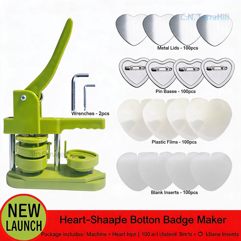 machine-a-fabriquer-des-badges-en-forme-de-cœur-kit-de-moules-a-presser-pour-badges-personnalises