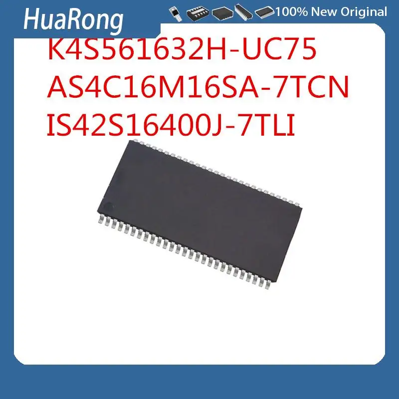 10PCS/LOT   K4S561632H-UC75  K4S561632H   AS4C16M16SA-7TCN   AS4C16M16SA-7TCNTR IS42S16400J-7TLI    IS42S16400J-7TLI-TR  TSOP-54